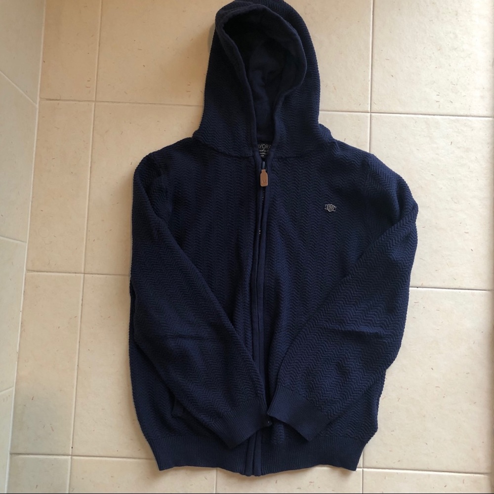 Boys’ navy cardigan